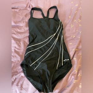 roots one pice bathing suit